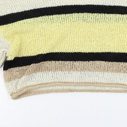 Womens UK Size S H&M Beige Pullover Jumper