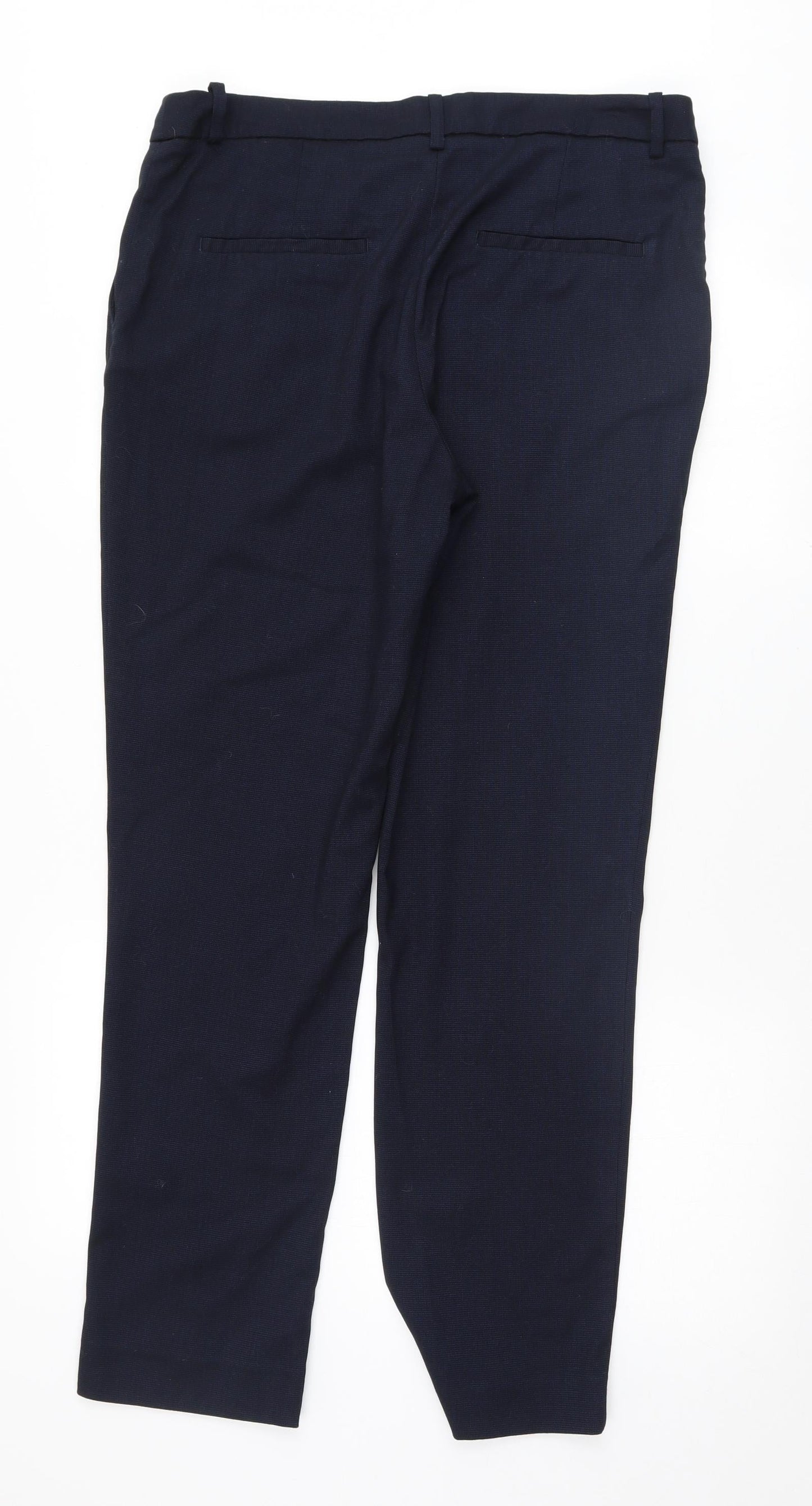 Womens UK Size 16 H&M Regular Fit  Blue Trousers