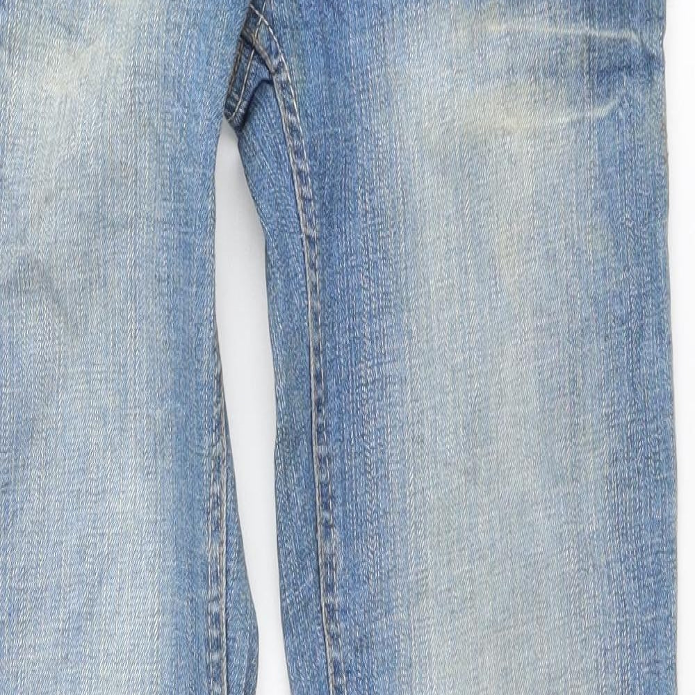 Denim & Co. Womens Blue   Straight Jeans Size 8 L31 in