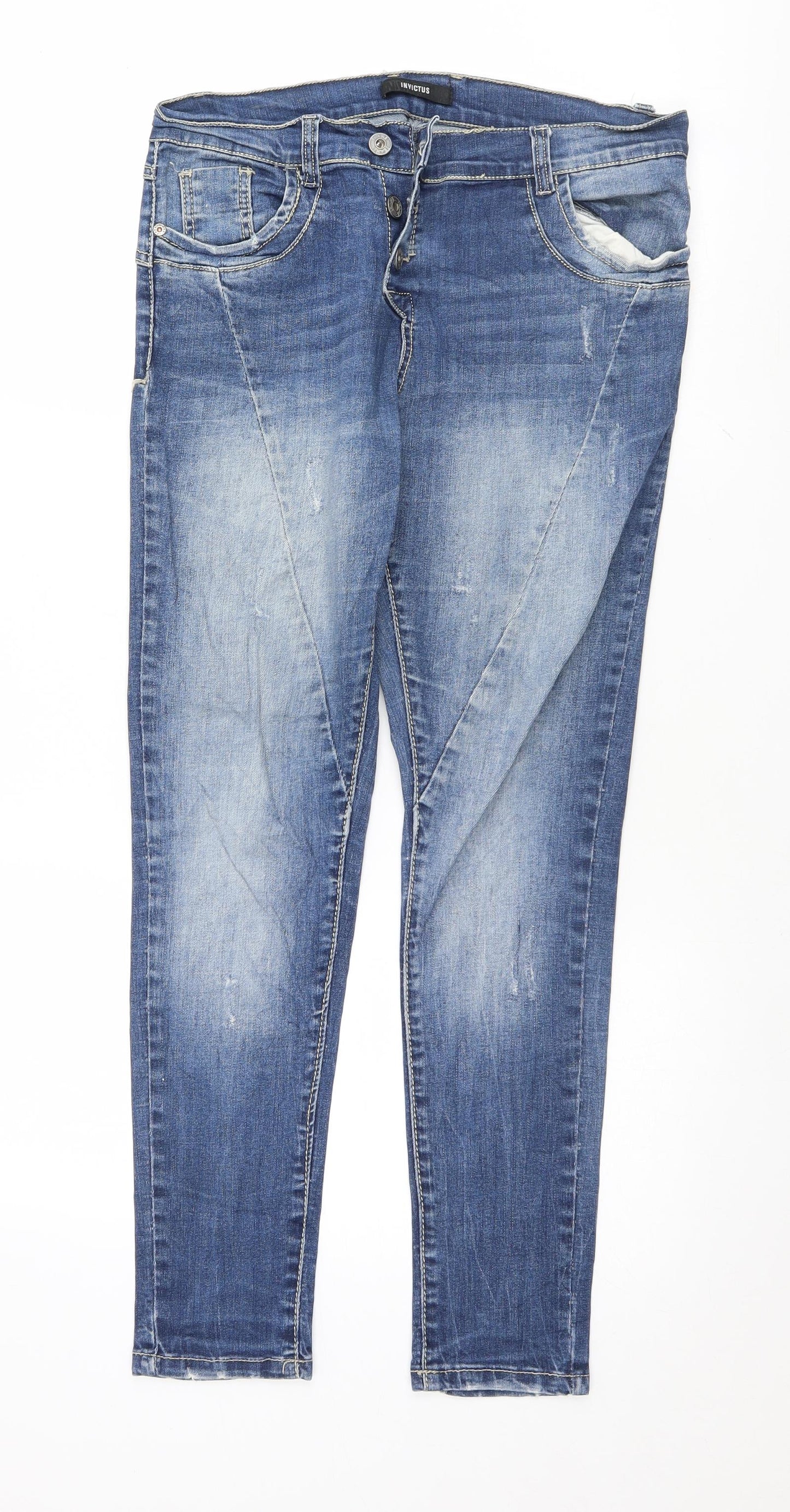 invictus Womens Blue   Straight Jeans Size M L27 in