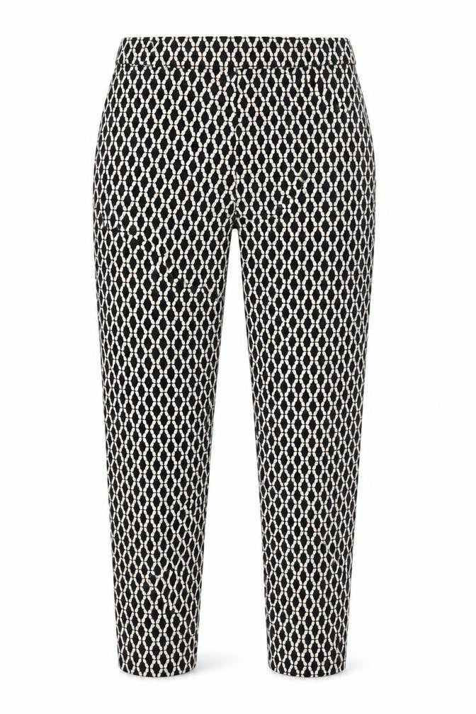 Womens UK Size 28 Preworn Regular Fit  Black Trousers
