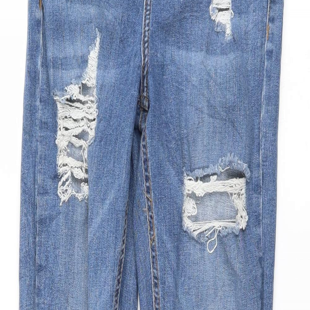 Topshop Womens Blue   Skinny Jeans Size 28 L29.5 in