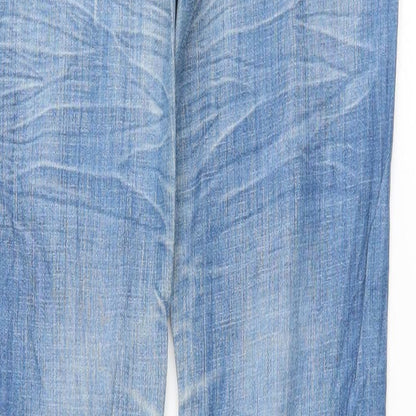Astradivarius Womens Blue   Straight Jeans Size 8 L36 in