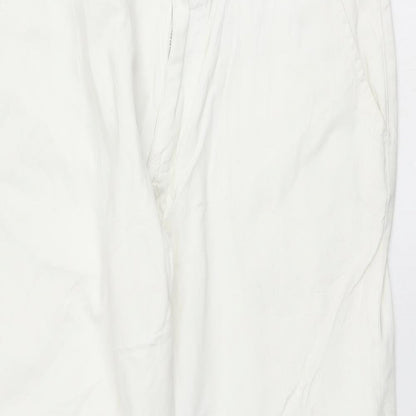Colours of The World Womens White   Trousers  Size 14 L25 in