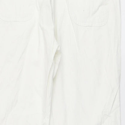 Colours of The World Womens White   Trousers  Size 14 L25 in