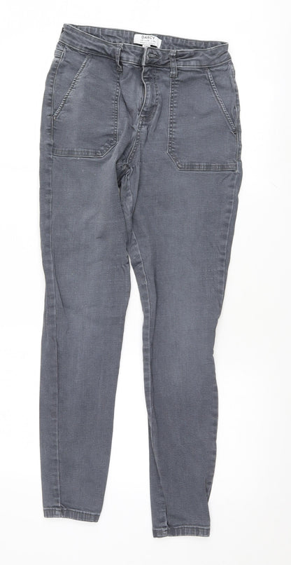 Dorothy Perkins Womens Grey   Skinny Jeans Size 10 L29 in
