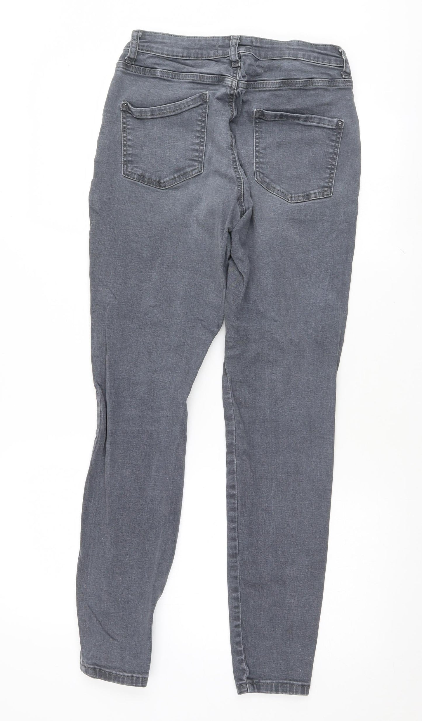 Dorothy Perkins Womens Grey   Skinny Jeans Size 10 L29 in