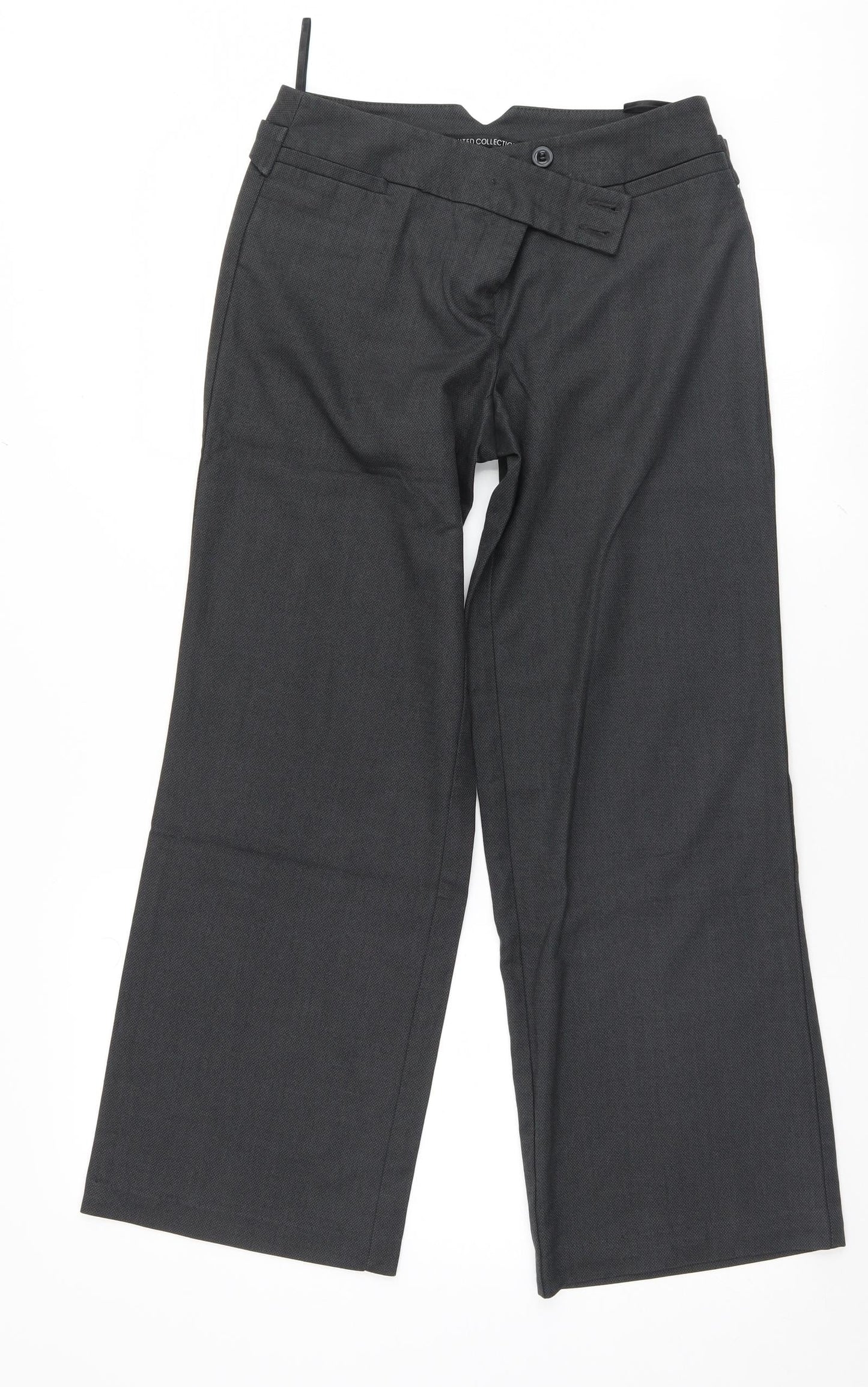 Womens UK Size 8 Marks and Spencer Regular Fit  Grey Trousers