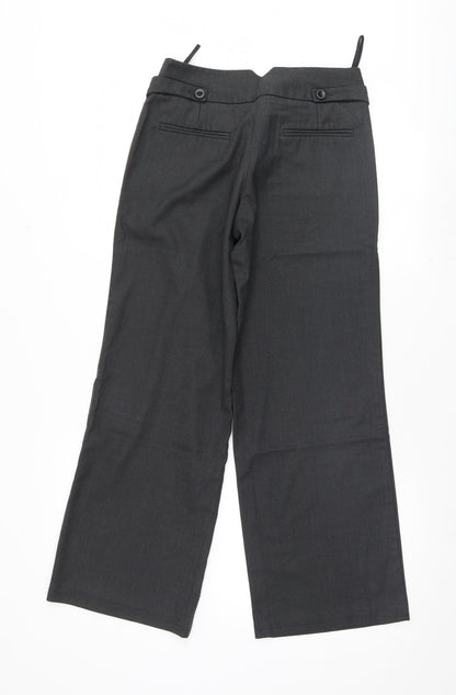 Womens UK Size 8 Marks and Spencer Regular Fit  Grey Trousers