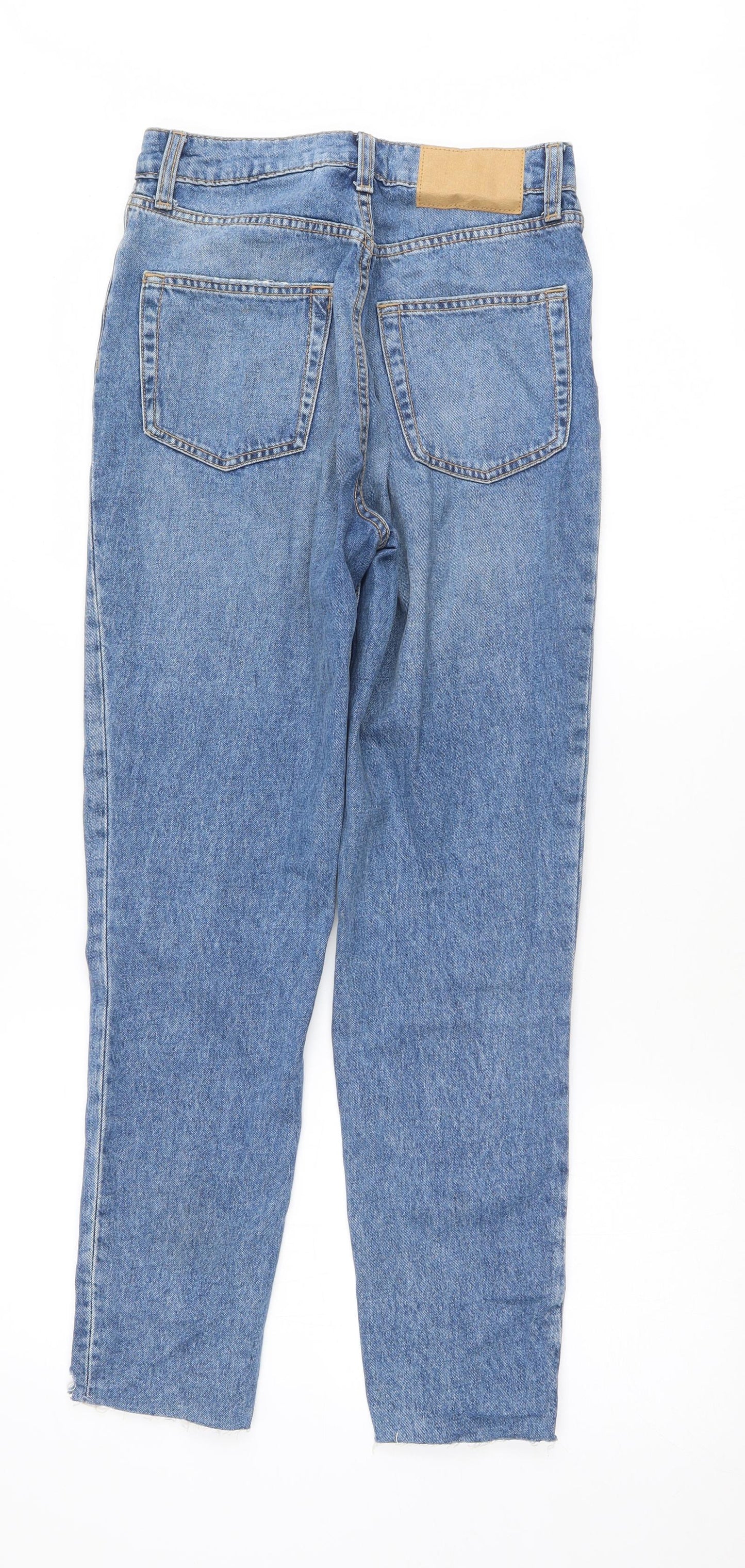 Womens UK Size 6 H&M Regular Fit Straight Blue Jeans