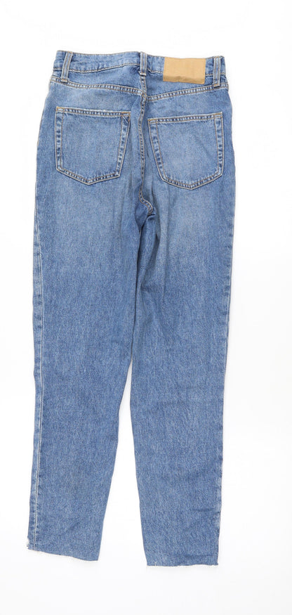 Womens UK Size 6 H&M Regular Fit Straight Blue Jeans
