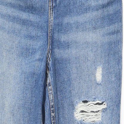 Womens UK Size 6 H&M Regular Fit Straight Blue Jeans