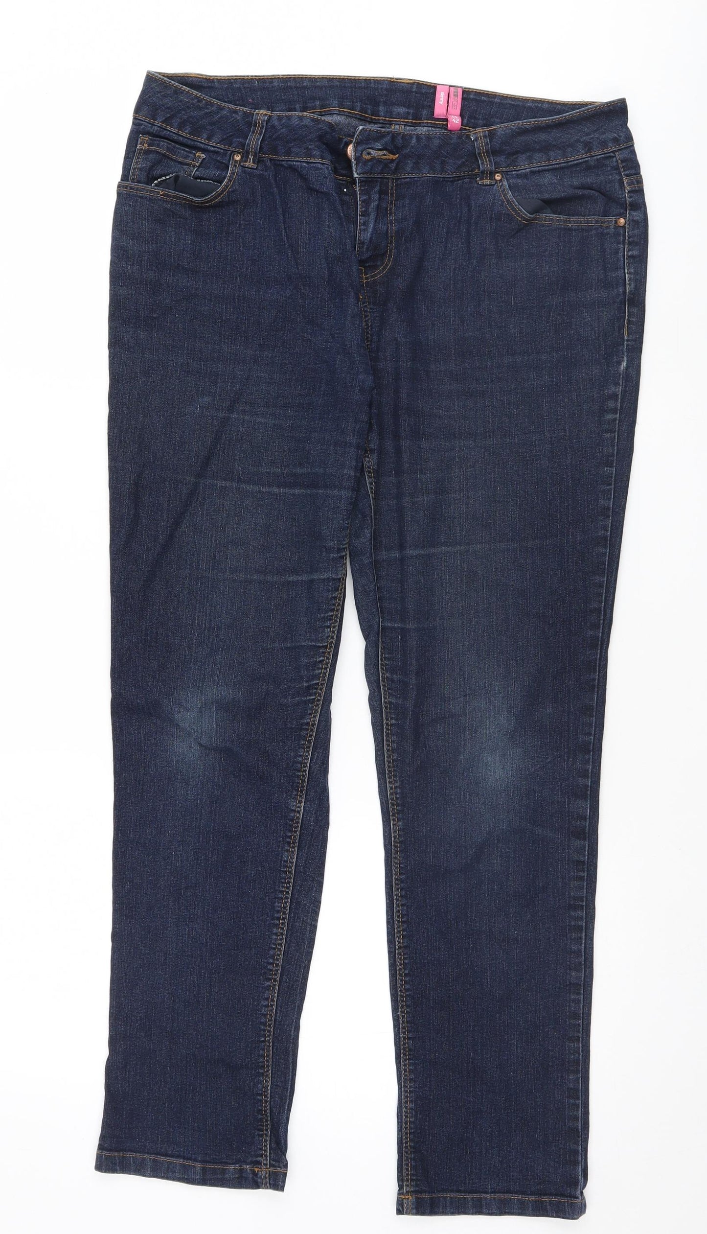 Womens UK Size 14 yes yes Regular Fit Skinny Blue Jeans
