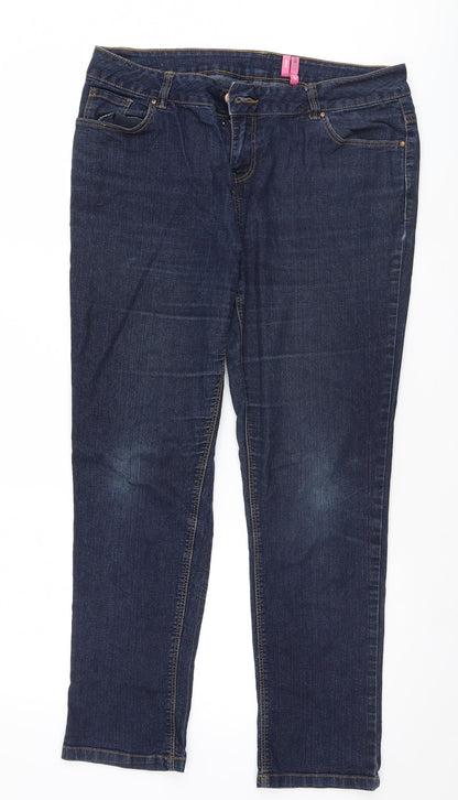 Womens UK Size 14 yes yes Regular Fit Skinny Blue Jeans