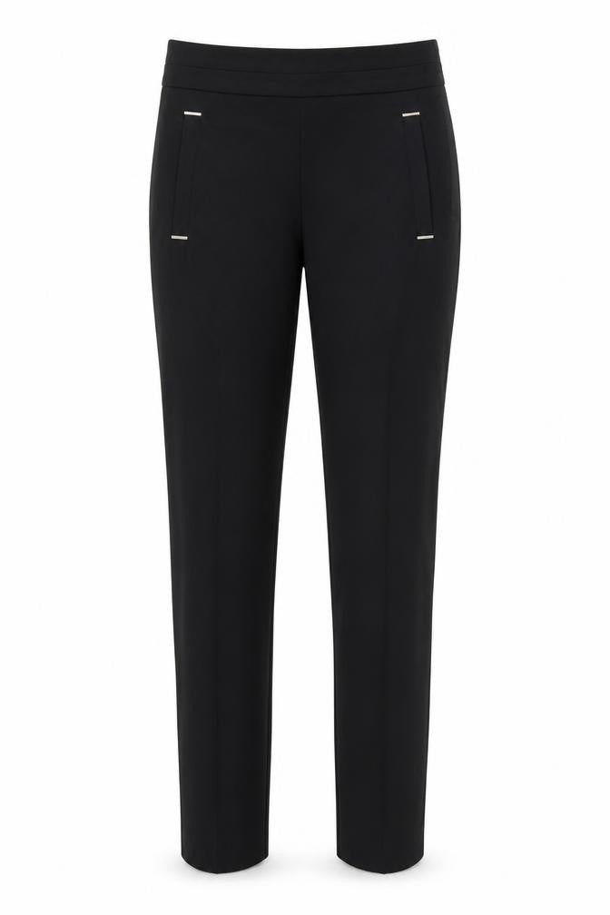 Womens UK Size 4 H&M Regular Fit  Black Trousers