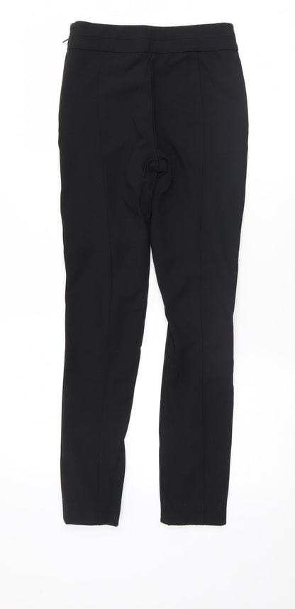 Womens UK Size 4 H&M Regular Fit  Black Trousers