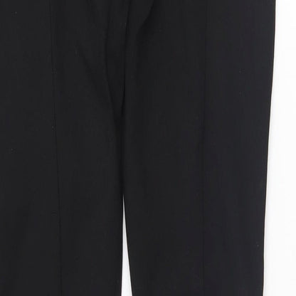 Womens UK Size 4 H&M Regular Fit  Black Trousers