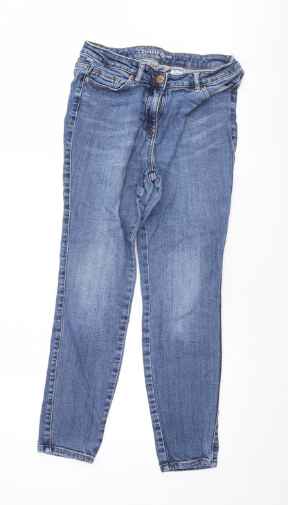 NEXT Womens Blue   Skinny Jeans Size 10 L25 in