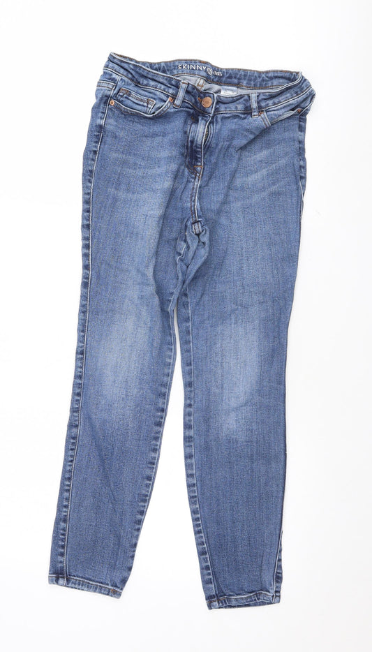 NEXT Womens Blue   Skinny Jeans Size 10 L25 in