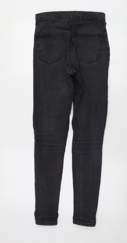 Topshop Womens Black   Skinny Jeans Size 28 L28 in