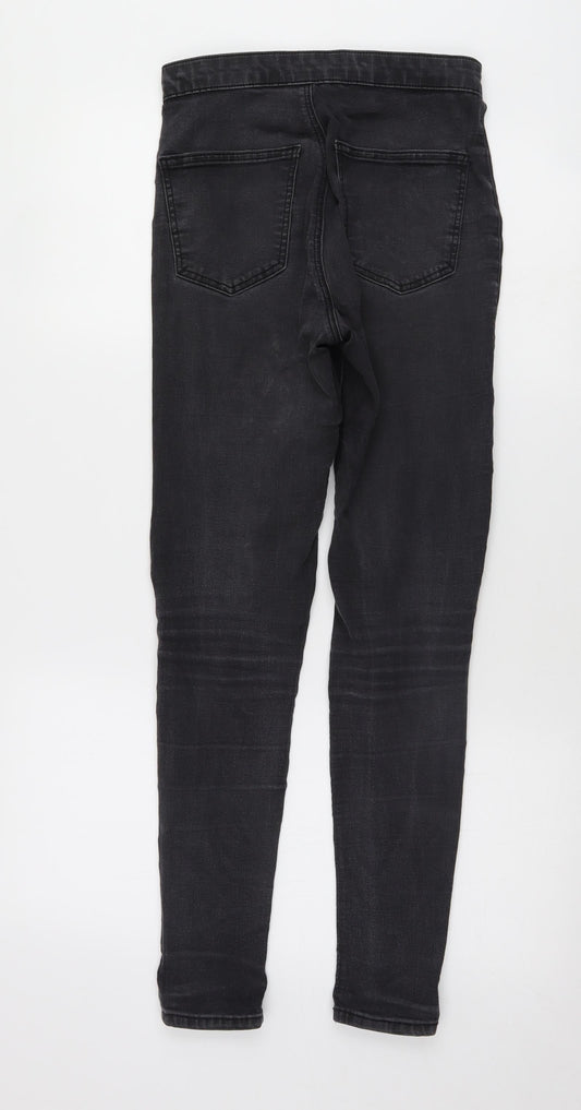 Topshop Womens Black   Skinny Jeans Size 28 L28 in