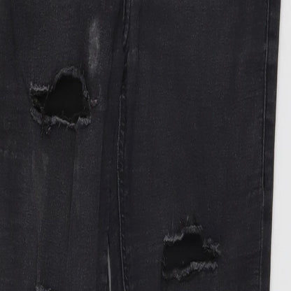 Topshop Womens Black   Skinny Jeans Size 28 L28 in