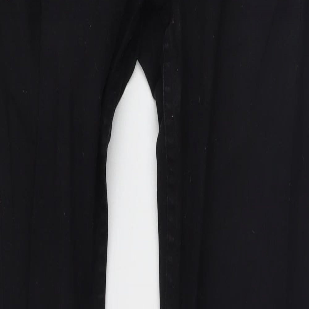 Womens UK Size 30 Preworn Regular Fit Skinny Black Jeans