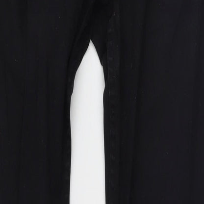 Womens UK Size 30 Preworn Regular Fit Skinny Black Jeans