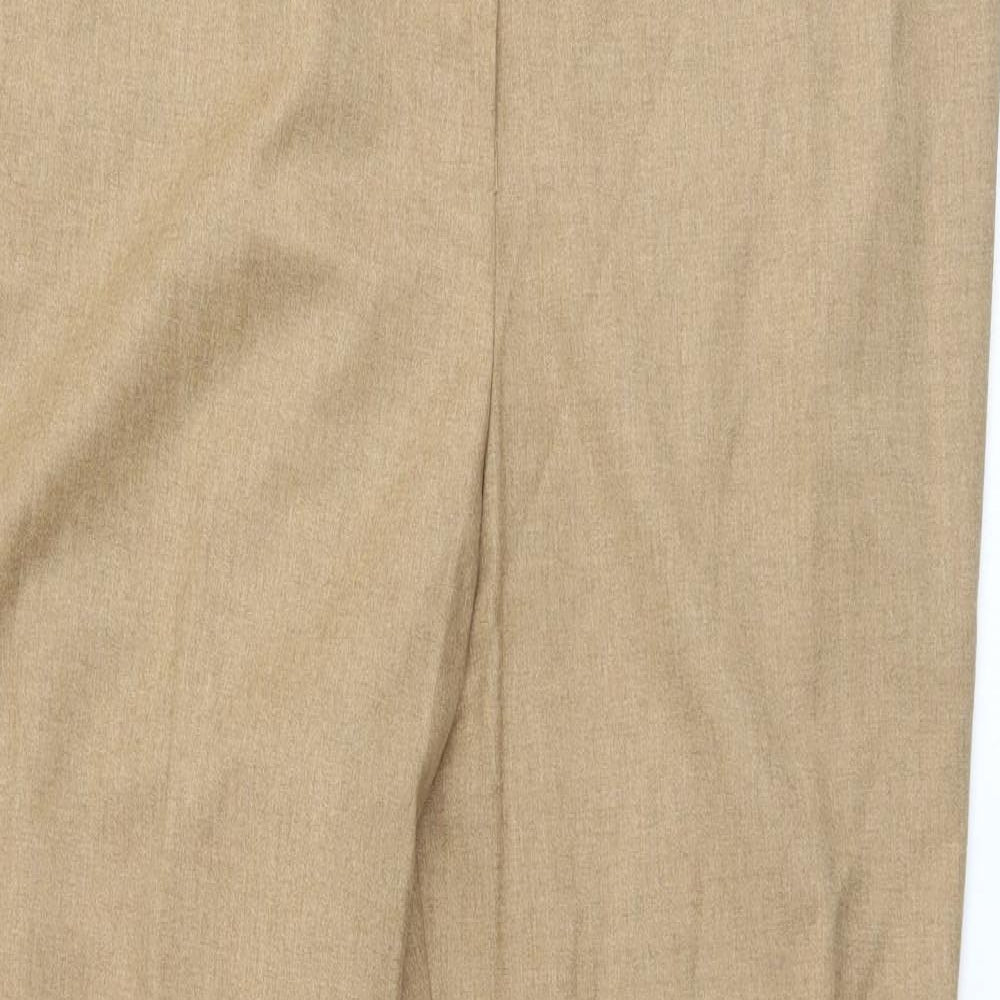 Womens UK Size 42 Preworn Regular Fit  Brown Trousers