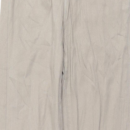 Womens UK Size 8 H&M Regular Fit  Beige Trousers