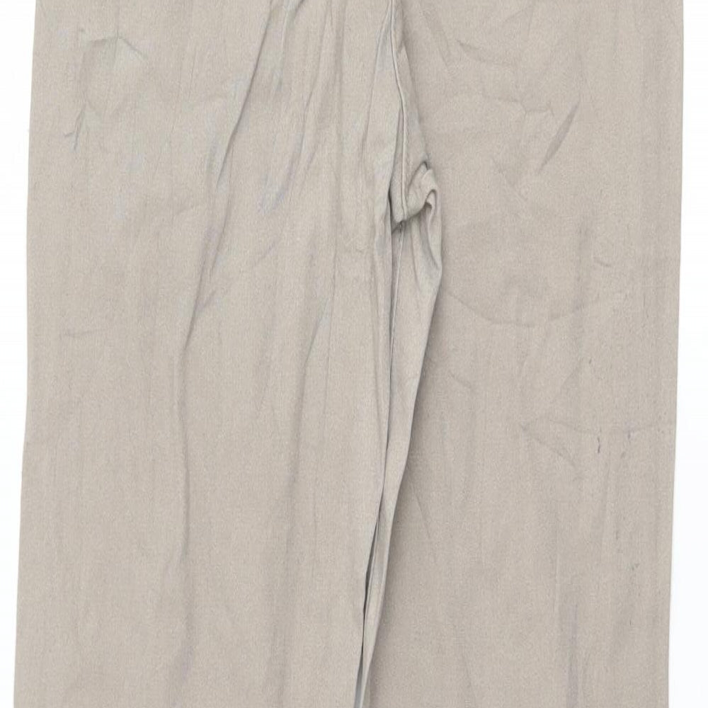 Womens UK Size 8 H&M Regular Fit  Beige Trousers
