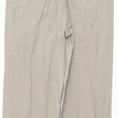 Womens UK Size 8 H&M Regular Fit  Beige Trousers