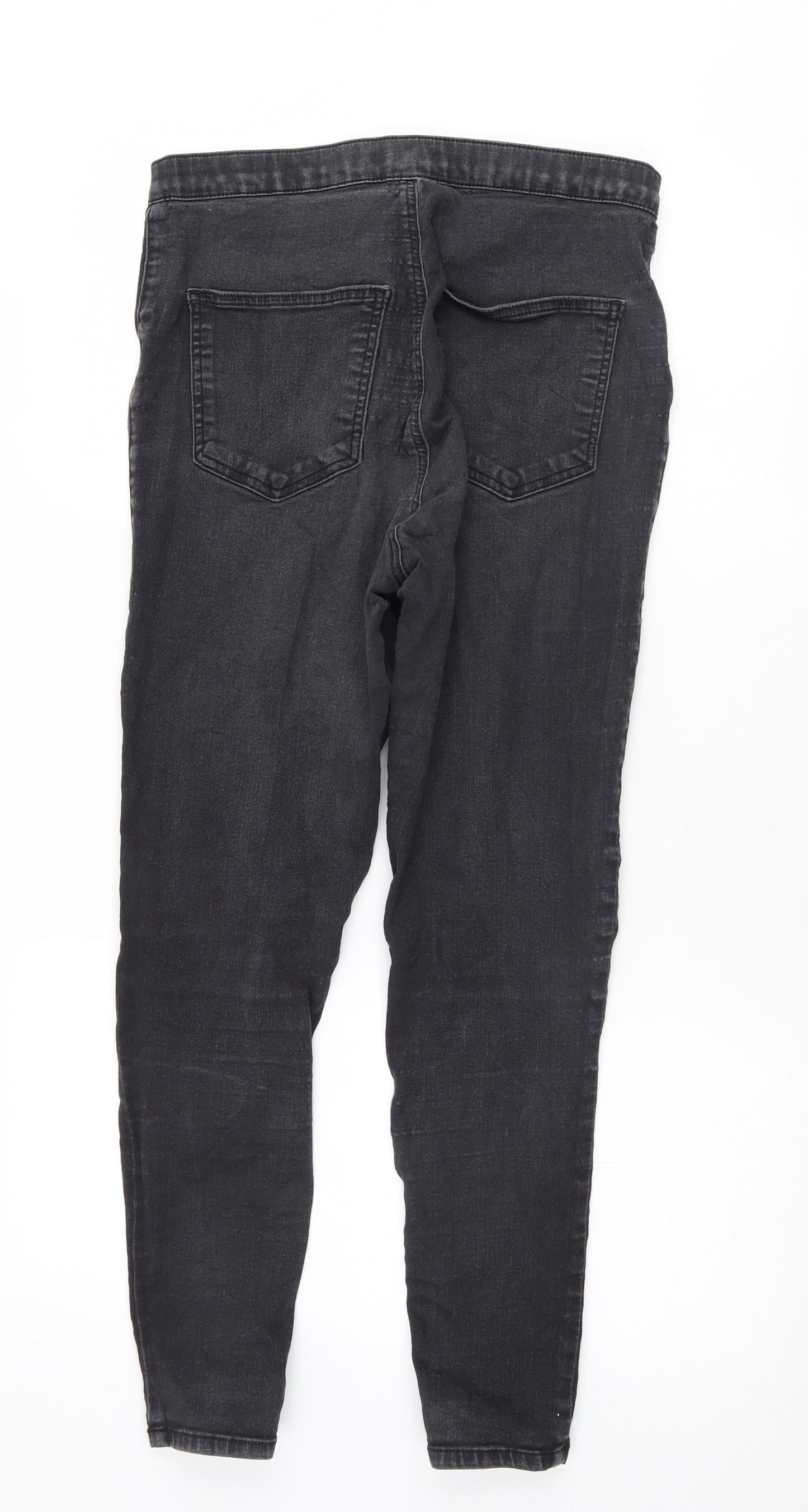 Topshop Womens Black   Skinny Jeans Size 34 L26 in