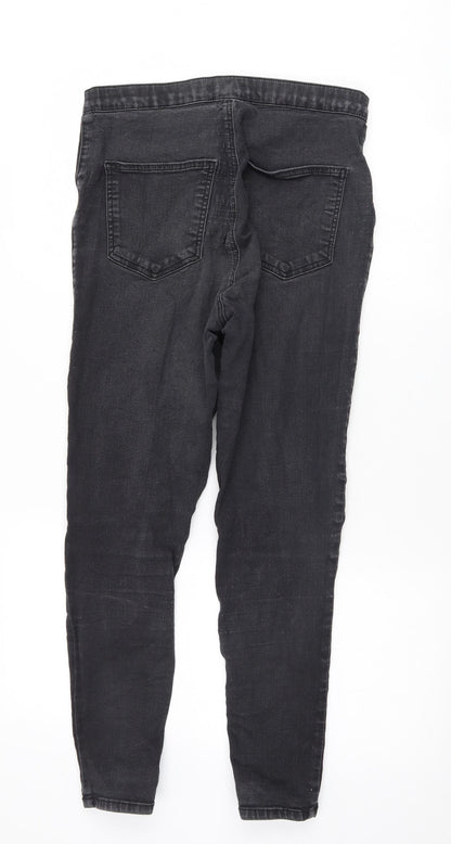 Topshop Womens Black   Skinny Jeans Size 34 L26 in
