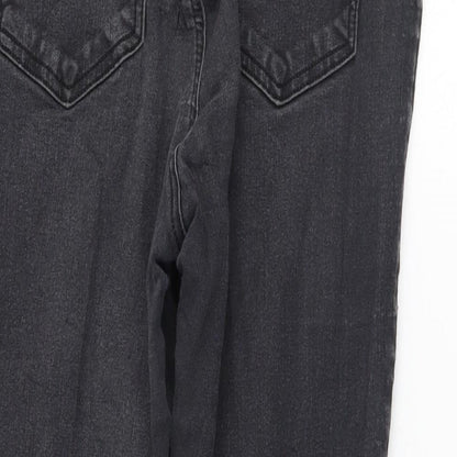 Topshop Womens Black   Skinny Jeans Size 34 L26 in