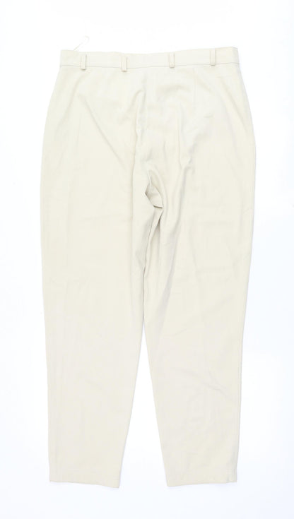 GINA LAURA Womens Beige   Trousers  Size 36 L29 in