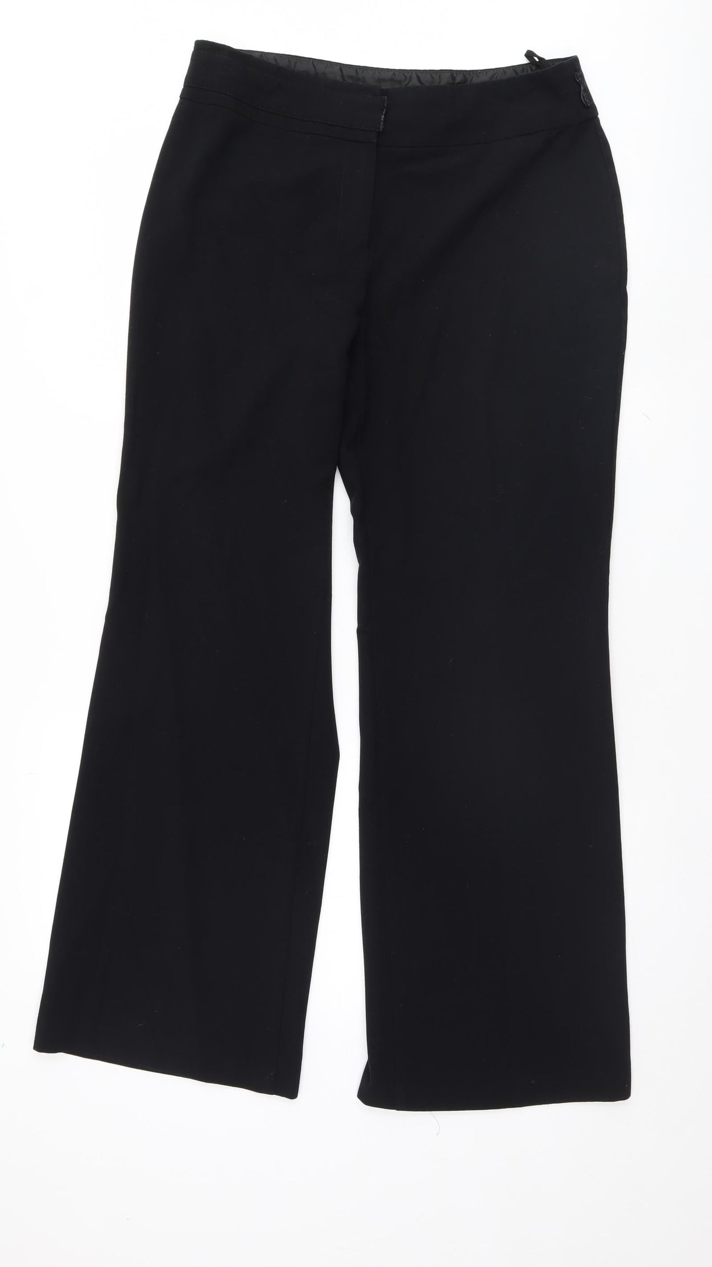 Womens UK Size 14 Marks and Spencer Regular Fit  Black Trousers