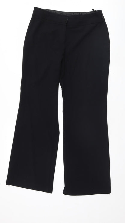 Womens UK Size 14 Marks and Spencer Regular Fit  Black Trousers