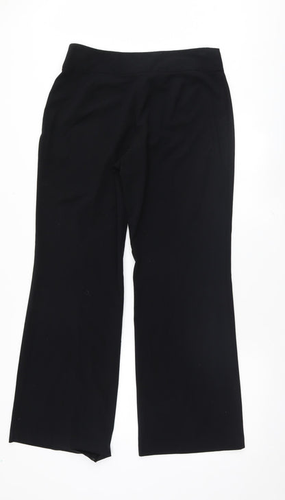 Womens UK Size 14 Marks and Spencer Regular Fit  Black Trousers