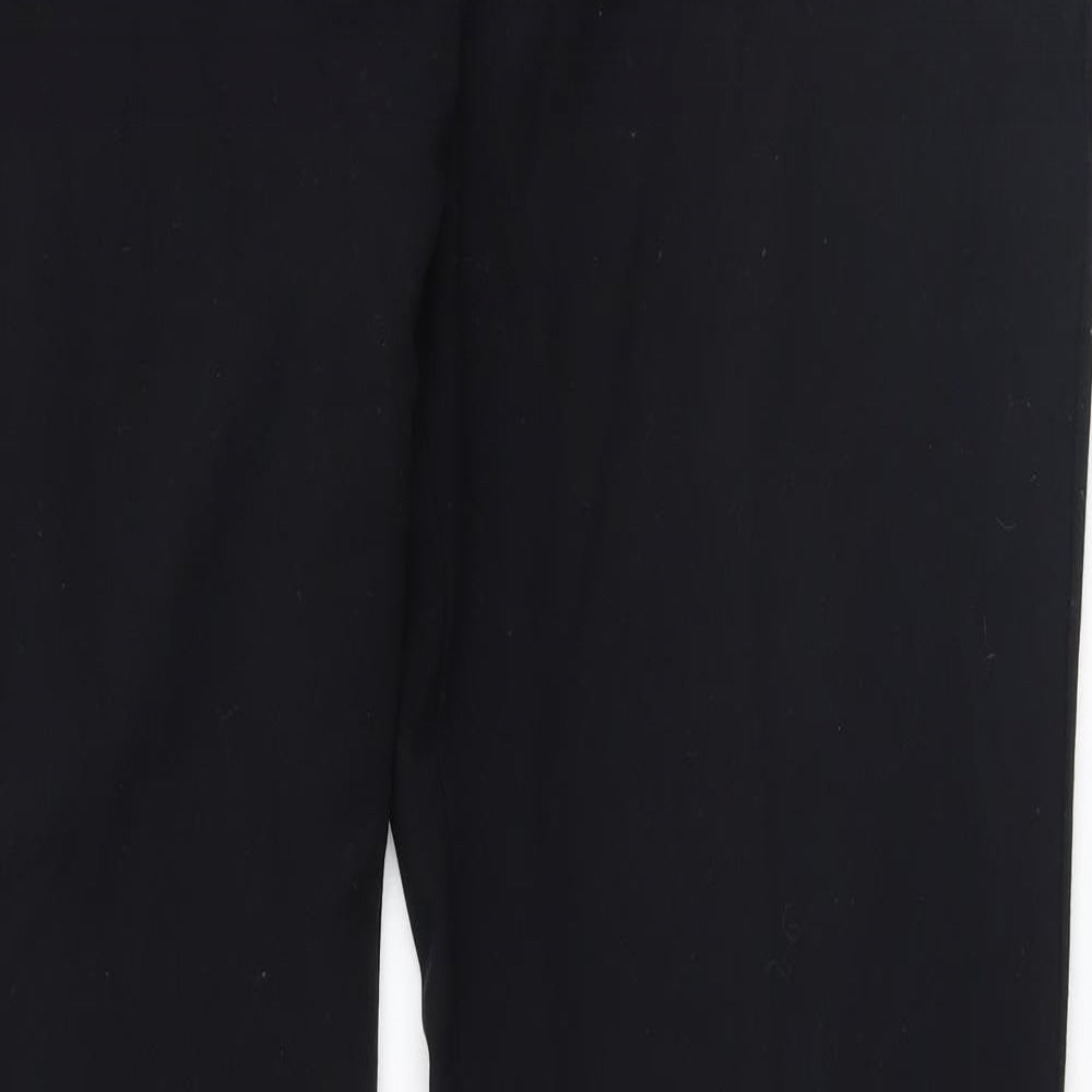 Womens UK Size 14 Marks and Spencer Regular Fit  Black Trousers