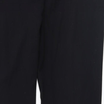 Womens UK Size 14 Marks and Spencer Regular Fit  Black Trousers