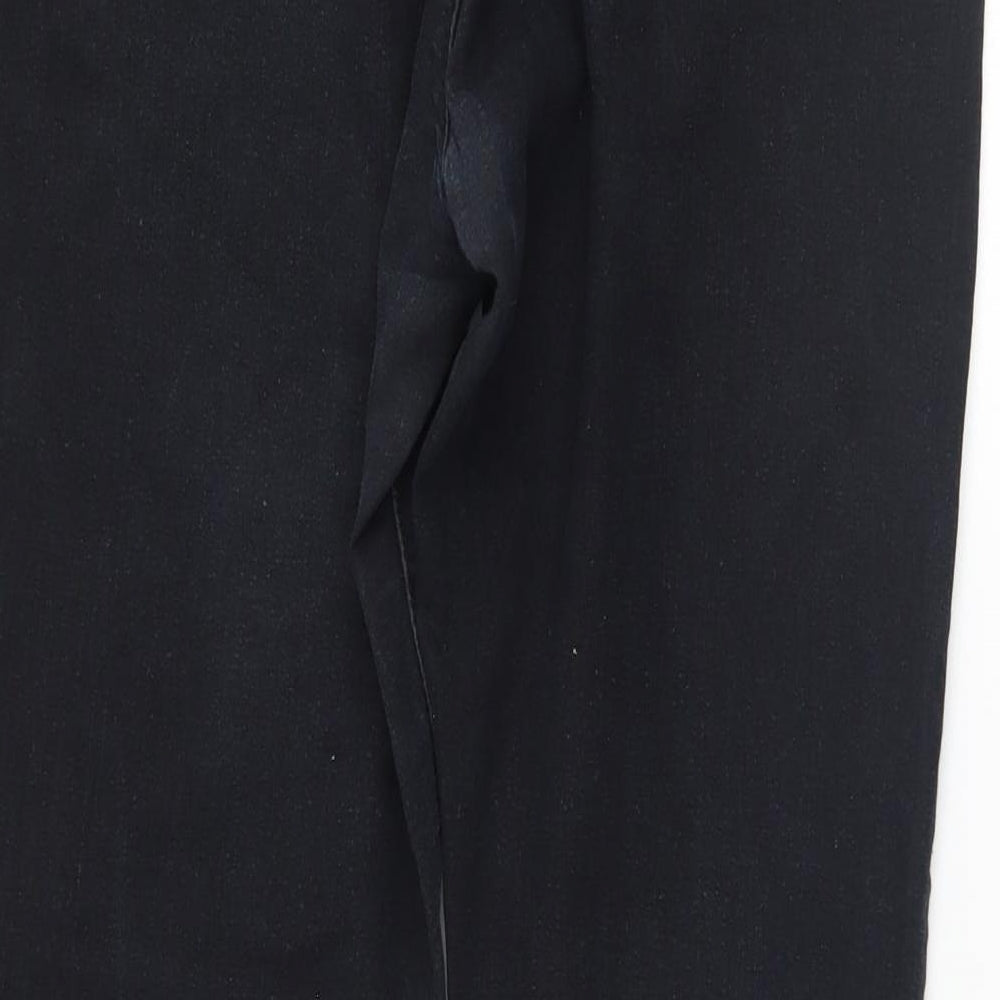 Denim & Co. Womens Black   Skinny Jeans Size 14 L26 in