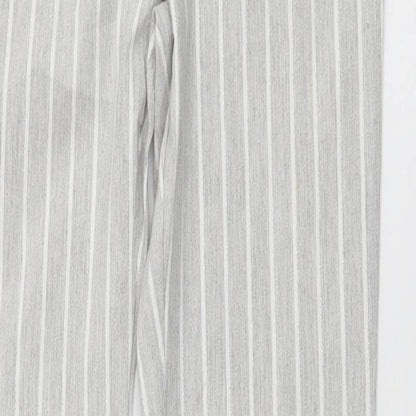 Womens UK Size S Preworn Regular Fit  Grey Trousers