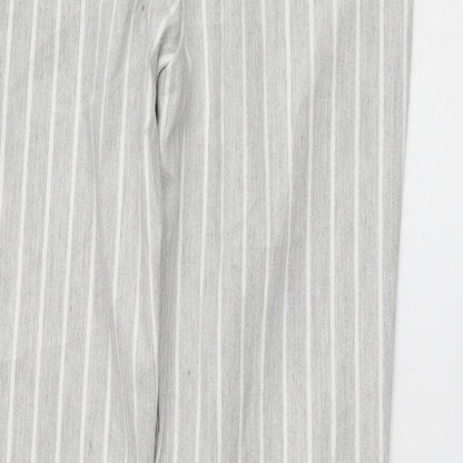 Womens UK Size S Preworn Regular Fit  Grey Trousers