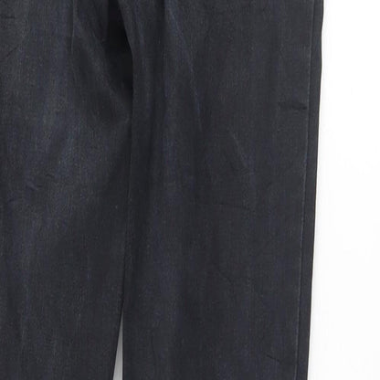 Womens UK Size 26 Preworn Regular Fit Skinny Black Jeans