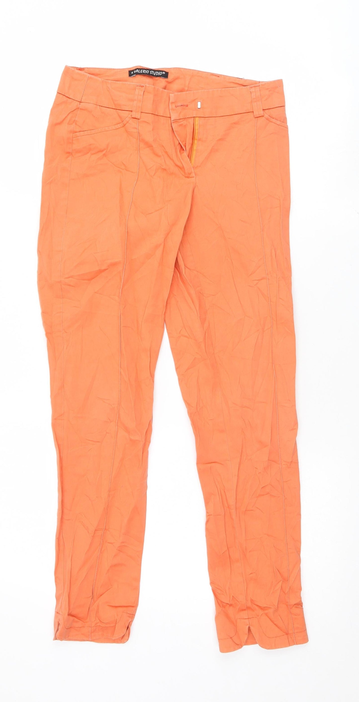 valerio studio Womens Orange   Sweatpants Trousers Size 8 L26 in