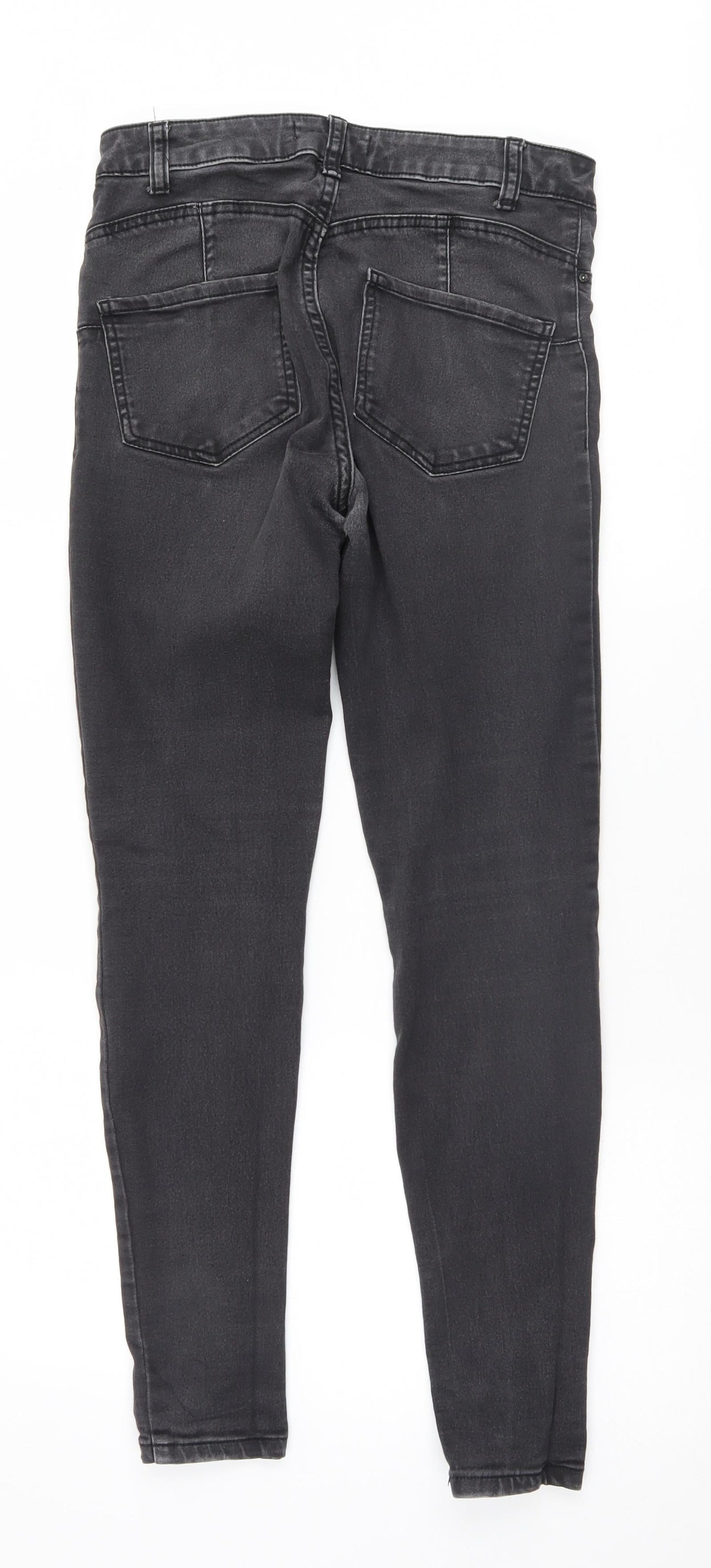 Denim & Co. Womens Black   Skinny Jeans Size 10 L28.5 in