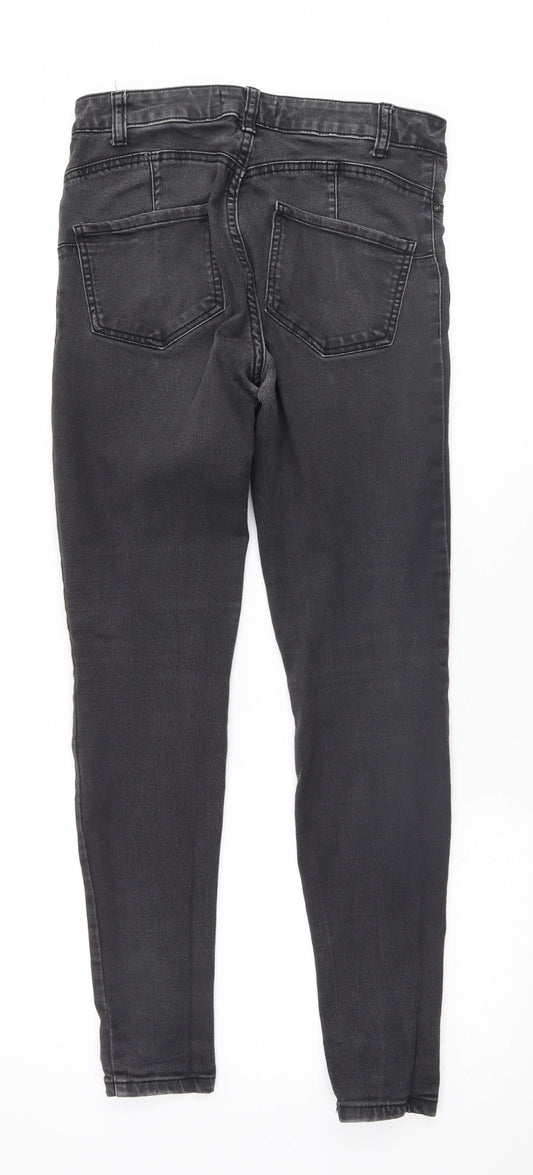 Denim & Co. Womens Black   Skinny Jeans Size 10 L28.5 in