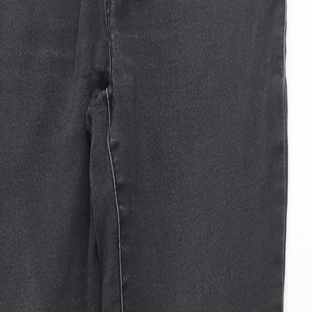 Denim & Co. Womens Black   Skinny Jeans Size 10 L28.5 in