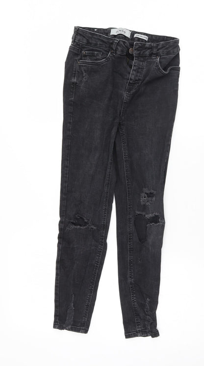 New Look Womens Black   Skinny Jeans Size 10 L24 in
